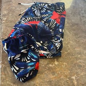 Men’s swimsuit says extra large